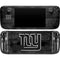 NFL New York Giants Black & White Steam Deck Handheld Gaming Computer Skin